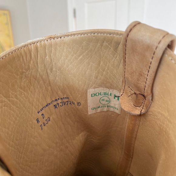 Vintage 70s Frye Campus Banana Leather Boot Look Alike - Picture 5 of 6